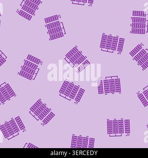 radix-Sortieralgorithmus Vektorlinie nahtloses Muster Radix-Sortieralgorithmus Zeichen Illustration Stock Vektor