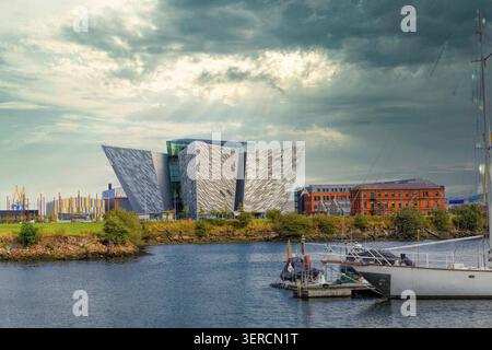 The Titanic, Belfast Museum, Belfast, Ulster, Nordirland, Vereinigtes Königreich Stockfoto
