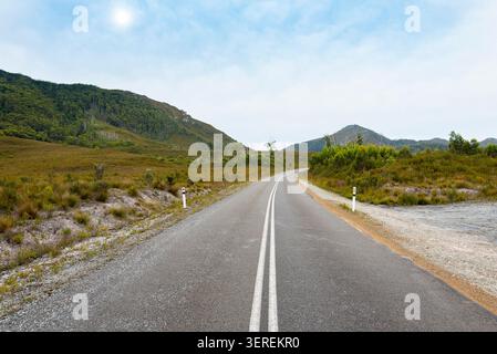 Gordon River Road (B61) - Tasmanien Stockfoto