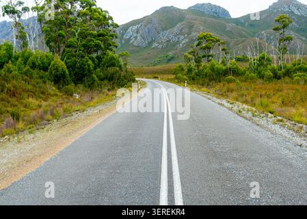 Gordon River Road (B61) - Tasmanien Stockfoto