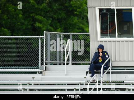England manager Thomas Tuchel during a training session at Swope Soccer Village, Kansas City. Picture date: Thursday June 18, 2026. Stockfoto
