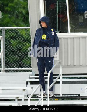 England manager Thomas Tuchel during a training session at Swope Soccer Village, Kansas City. Picture date: Thursday June 18, 2026. Stockfoto