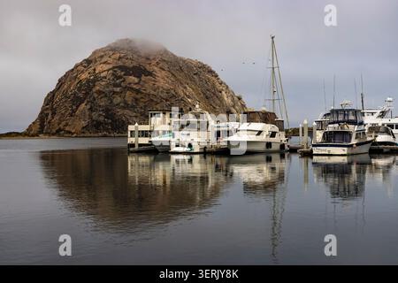 Waterfront of Morro Bay, Kalifornien, USA [keine Veröffentlichung; nur redaktionelle Lizenzierung] Stockfoto