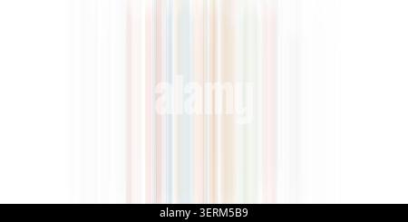 Ein minimalistischer abstrakter Hintergrund aus weichen, verschwommenen vertikalen Streifen in sanften Pastellfarben, der einen klaren und ruhigen visuellen Effekt erzeugt. Stockfoto