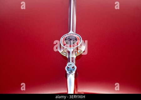 Jaguar XK150 Oldtimer Stockfoto