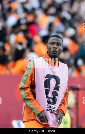 Toronto, Kanada. Juni 2026. Porträt von Nicolas Pépé von der Elfenbeinküste während des FIFA-Weltmeisterschaftsspiels zwischen Deutschland und der Elfenbeinküste im Toronto Stadium am 20. Juni 2026 in Toronto, Ontario, Kanada Credit: SPP Sport Press Photo. /Alamy Live News Stockfoto