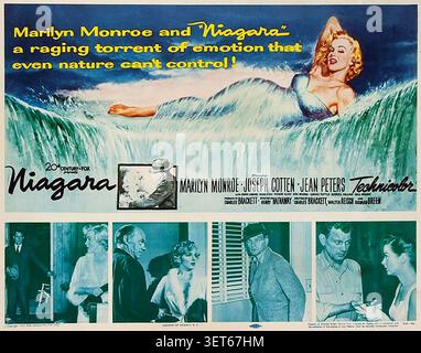 1953 Niagara-Filmplakat mit Marilyn Monroe Stockfoto