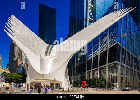 New York, NY, USA - 16. Juni 2026: Oculus World Trade Center New York City Stockfoto