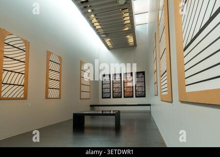 Rodez. Pierre Soulages Museum. Französischer Maler. Aveyron. Occitanie. Frankreich Stockfoto