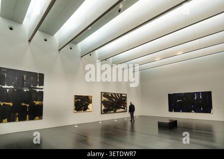 Rodez. Pierre Soulages Museum. Französischer Maler. Aveyron. Occitanie. Frankreich Stockfoto