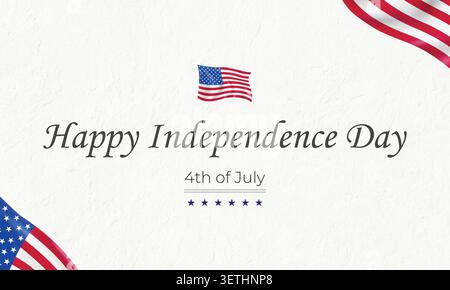 4. Juli Happy Independence Day 250. Jahrestag des Vektors Stock Vektor