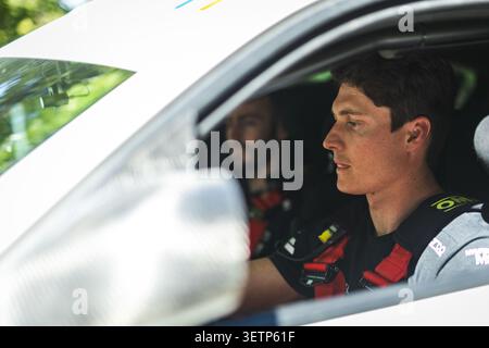 IPA85979356 - FOURMAUX Adrien, CORIA Alexandre, Hyundai i20 N Rally1, portrait during the 2026 Acropolis Rally Greece, 8th round of the 2026 WRC World Rally Car Championship, from June 25 to 28, 2026 at Loutraki, Greece Stockfoto