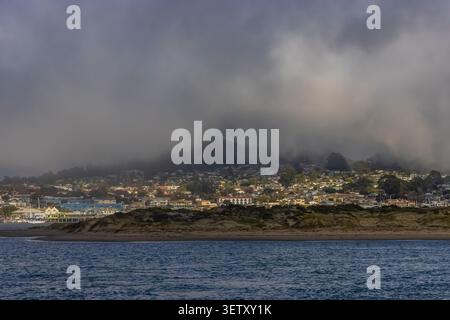Morro Bay von Morro Rock, Kalifornien, USA Stockfoto