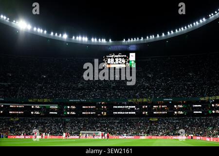 Mexico City, Mexico. 24th June, 2026. General view from inside of Mexico City Stadium during a FIFA Men's World Cup 2026 Group Stage football match between Czechia and Mexico at Mexico City Stadium, in Mexico City on June 24th 2026 (Photo by Nayra Halm/SPP) Credit: SPP Sport Press Photo. /Alamy Live News Stockfoto
