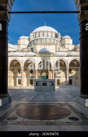 Süleymaniye-Moschee, Istanbul, Türkei Stockfoto