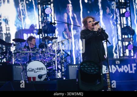 The Cure live im Blackweir Live, Cardiff, 24. Juni 2026 Stockfoto