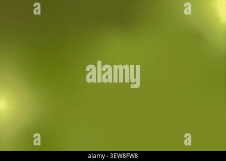 Ein abstrakter olivgrüner Hintergrund mit weichen Texturen und subtilen Lichtern in den Ecken, die eine moderne und elegante Atmosphäre schaffen. Stockfoto