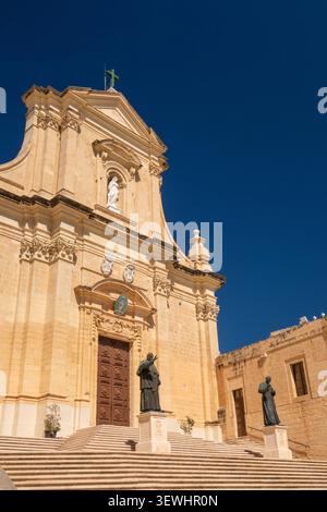 Malta, Gozo, Victoria (Rabat), Zitadelle, Citadella, Kathedrale der Himmelfahrt Kirche Stockfoto
