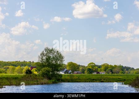Malerische Landschaft des Snake den State Park in Rhode Island Stockfoto