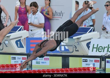 Foro Italico Roma, Roma, Italien - Sara Curtis von Italien während 62°Internazionali di Nuoto Settecolli, 27. Juni 2026 (Foto: Roberto Ramaccia/SIPA USA) Credit: SIPA USA/Alamy Live News Stockfoto