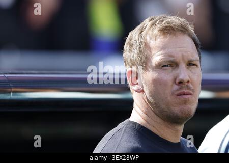 FOXBOROUGH - Deutschland-Trainer Julian Nagelsmann beim Spiel der FIFA-Weltmeisterschaft 2026 32 zwischen Deutschland und Paraguay am 29. Juni 2026 im Boston Stadium in Foxborough, USA. MAURICE VAN STEEN / ANP Stockfoto