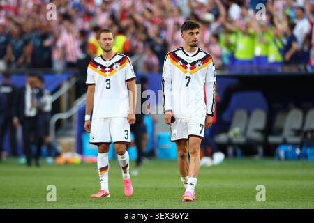 BOSTON, USA - 29. Juni 2026: Kai Havertz (Deutschland) nach dem Spiel der FIFA Fussball-Weltmeisterschaft 2026, Runde 32, zwischen Deutschland und Paraguay im Boston Stadium (Quelle: Craig Mercer/Alamy Live News) Stockfoto