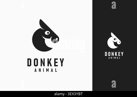 Design mit dem Symbol „Esel“ Stock Vektor