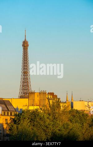Frankreich, Paris, Bereich Weltkulturerbe der UNESCO, der Eiffelturm Stockfoto