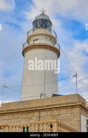 Leuchtturm Cap Formentor im Süden Mallorcas, Spanien. Stockfoto