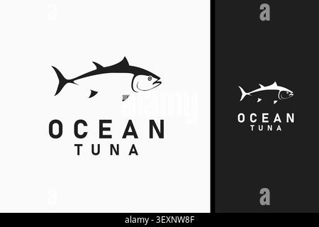 Design mit Thunfisch-Logo-Symbol Stock Vektor