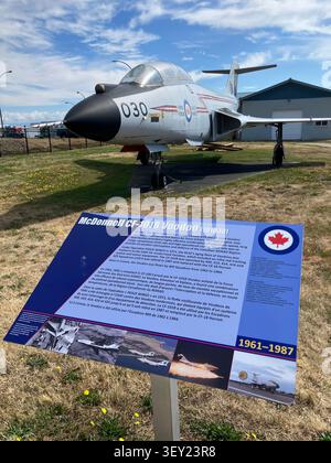 McDonnell CF-101B Voodoo, Heritage Air Park, Comox Air Force Museum, Comox, Vancouver Island, British Columbia, Kanada Stockfoto