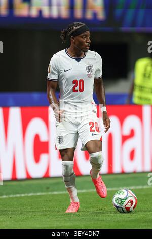 Atlanta, USA. Juli 2026. Englands Stürmer Noni Madueke (20) das Spiel der FIFA-Weltmeisterschaft 32 zwischen England und DR Kongo 2026 im Atlanta Stadium in Atlanta, Georgia am 1. Juli 2026. (Foto: Kindell Buchanan/SIPA USA) Credit: SIPA USA/Alamy Live News Stockfoto