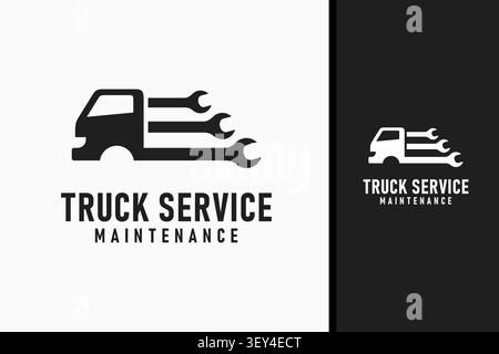 Symbol für Lkw-Service-Logo Stock Vektor