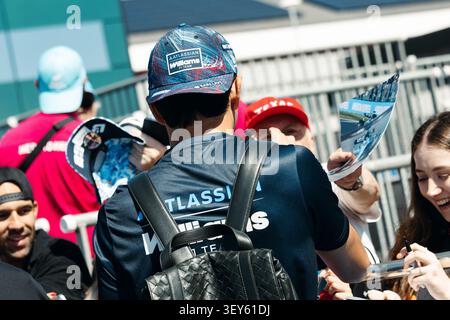 Silverstone, Vereinigtes Königreich. Juli 2026. ALEXANDER ALBON (23, Atlassian Williams F1 Team, THA, Thai F1 Driver, FW48) beim Formel 1 Pirelli British Grand Prix (Silverstone Circuit). Quelle: Sara Ruffoni / Alamy Live News Stockfoto