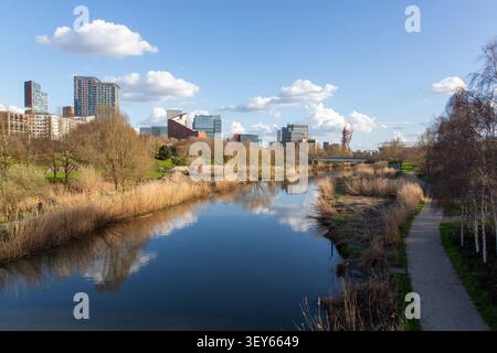 Queen Elizabeth Olympic Park, Stratford, London E20, UK Stockfoto
