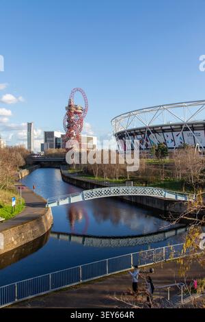 Queen Elizabeth Olympic Park, Stratford, London E20, UK Stockfoto