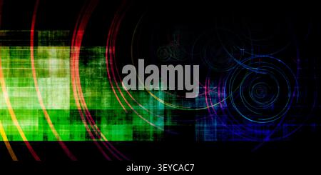 Digitaler Sound Wave Visualization Hintergrund Perfekt Für Die Musikindustrie Stockfoto