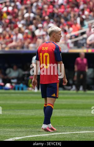 2nd July 2026; SoFi Stadium, Los Angeles, California, United States of America; FIFA World Cup Football, Spain versus Austria; Dani Olmo of Spain Stockfoto