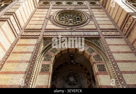 Dohány-Straße-Synagoge Budapest Ungarn Stockfoto