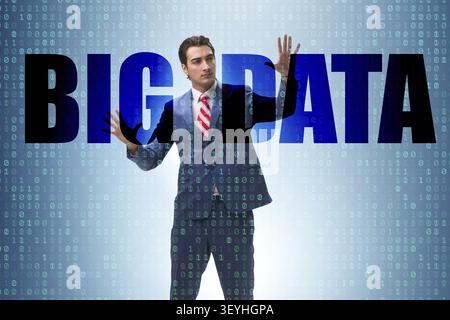Grosse Daten Konzept mit Data Mining Analyst Stockfoto