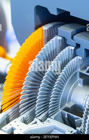 Nahaufnahme des 3D-Druckers. Fortschrittliche moderne Additive Technologie 4.0 industrielle Revolution Stockfoto