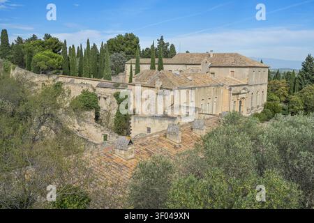 Abtei Saint-Andre in der Festung Fort Saint-Andre, Gemeinde Villeneuve-les-Avignon, Avignon, Frankreich Stockfoto