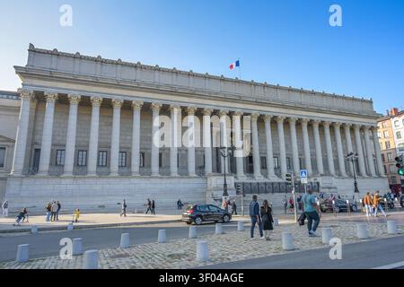 Palais de Justice historique de Lyon, Cour d'Appel, Courthouse, 1 Rue du Palais de Justice, Lyon, Frankreich Stockfoto