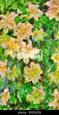 White Clematis (1887) von Claude Monet | ArchiVerse Stockfoto