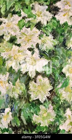 White Clematis (1887) von Claude Monet | ArchiVerse Stockfoto