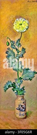 White Poppy (1883) von Claude Monet | ArchiVerse Stockfoto