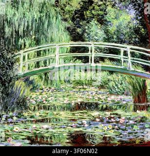 Weißwasserlilien (Nymphéas blancs) (1899) von Claude Monet | ArchiVerse Stockfoto