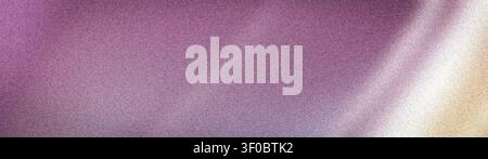 Träumiger abstrakter 4K-Hintergrund in lebhaftem Magenta, Lavendel und Gold, mit einem weichen Lichtstrahl und eleganter, moderner körniger Textur für Webdesign Stockfoto