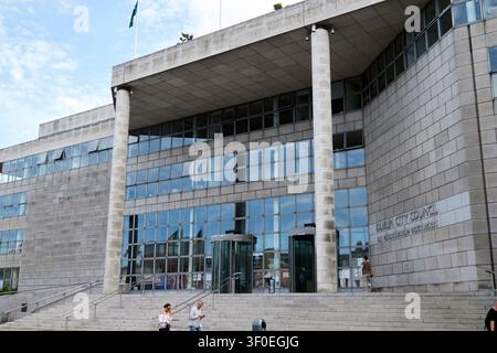 Rathausbüros von Dublin City Council am Wood Quay in Dublin, Republik Irland Stockfoto