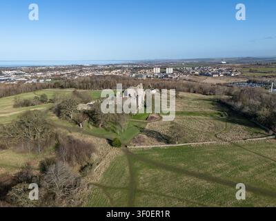 Craigmiller-Schloss im Craigmiller-Park Edinburgh Schottland Stockfoto